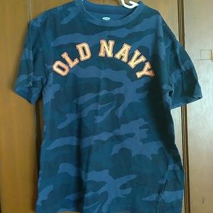 Old Navy Shirts & Tops - Blue camo Old Navy Tshirt Old Navy Shirts & Tops - Blue camo Old Navy Tshirt